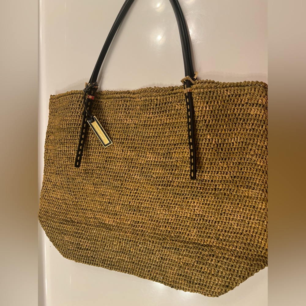 Michael Kors Collection Santorini Raffia Tote